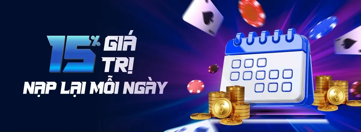Trang Chủ 25 Baner thưởng 15 giá trị nạp mỗi ngày